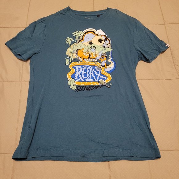 An Original Penguin + Jeremyville COLLAB LMTD EDITION 293/500 CREWNECK T-SHIRT - Picture 4 of 14